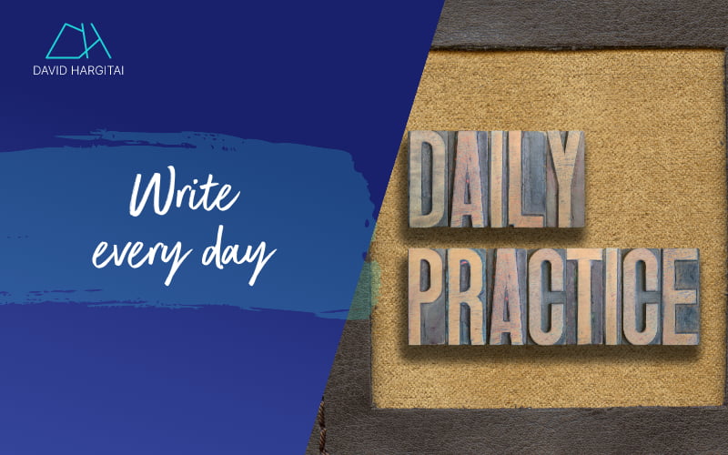 write every day